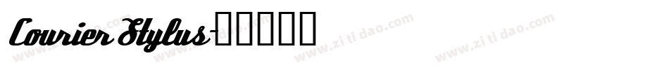 Courier Stylus字体转换